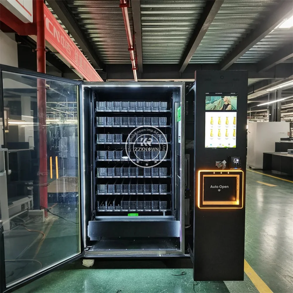 

New Touch Screen Combo Food Vending Machine Snacks and Drinks Vending Machines for Retail Items