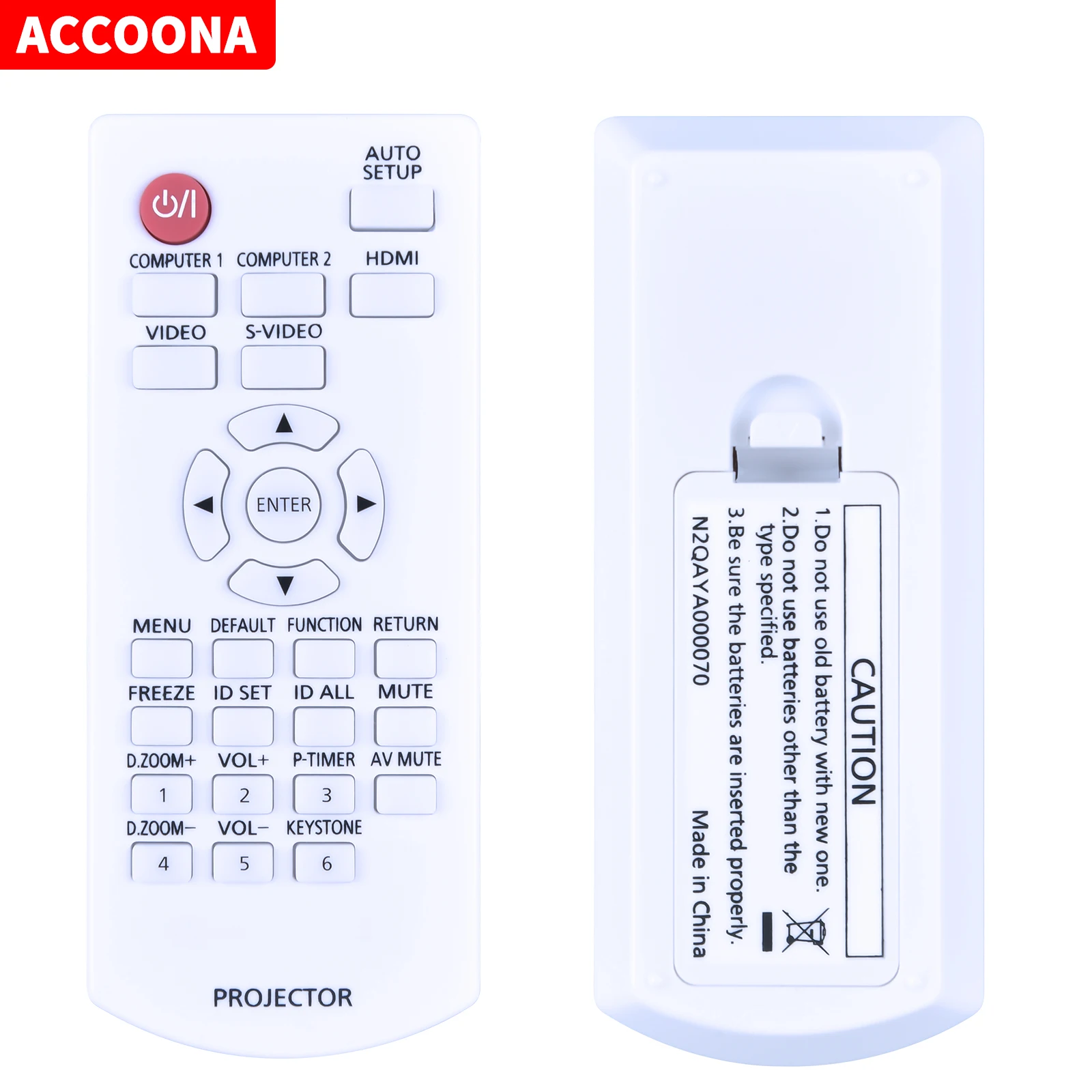 Remote for Panasonic MXDA PT-VX600 PT-VZ570 PT-ST10 PT-ST10U PT-VX400 PT-VX400NTU N2QAYA000070 PT-VX420 PT-VX420Z  Projector