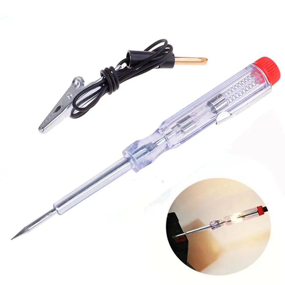 6V-24V Fuses For Car Motorcycle and Small Engines Voltage Test Probe Light Test Pen Circuit Tester Diagnostic Tool