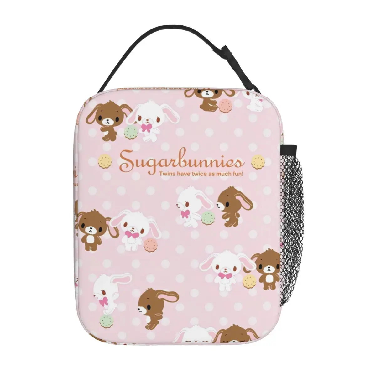 

Cartoon Sugarbunnies Cute Insulated Lunch Bags Cooler Meal Container Leakproof Tote Lunch Box Girl Boy Office Picnic
