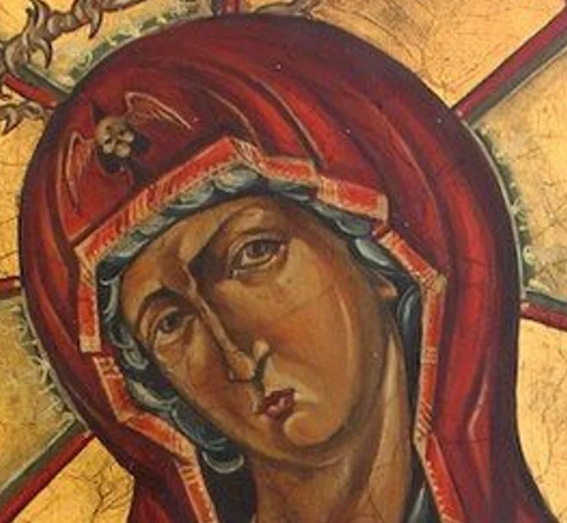 Rosyjski złoczyńca święta dziewica karabin Mary Siberia Horror plakaty filmowe zabawa płótno Wall Art By Ho Me Lili do sypialni Home Decor