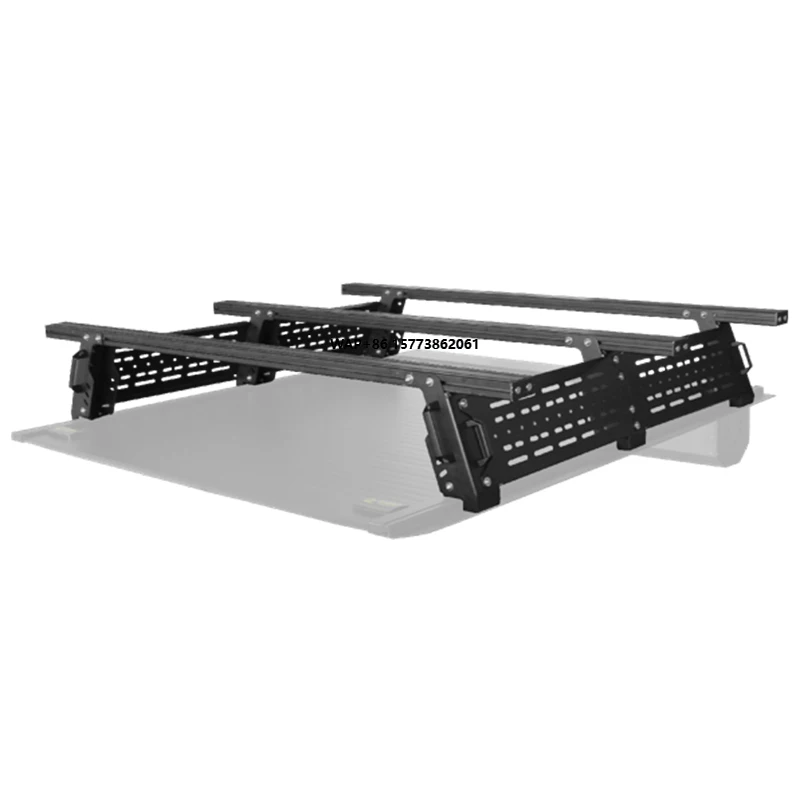 

Universal Roof Rack with Bed Tent & Luggage Carrier Exterior Accessory for Various Truck Models Roll Bar Roof Rack System