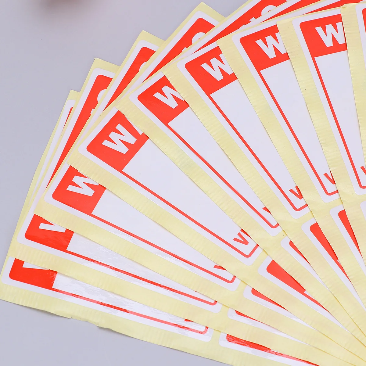 20Pcs Cctv Camera Warning Signs Stickers Durable Easy Attach Remove No Residue for School Office Car Security Warning Sticker