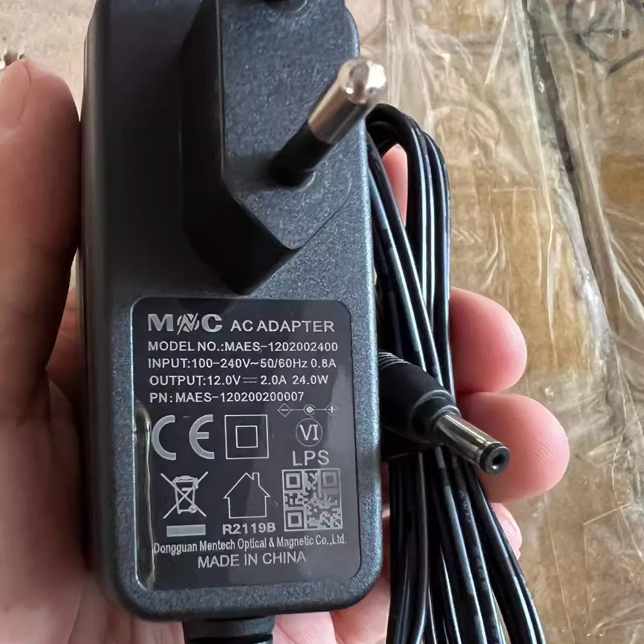 12V 2A Power Adapter DC Header 3.5mm Export European Standard Round Plug