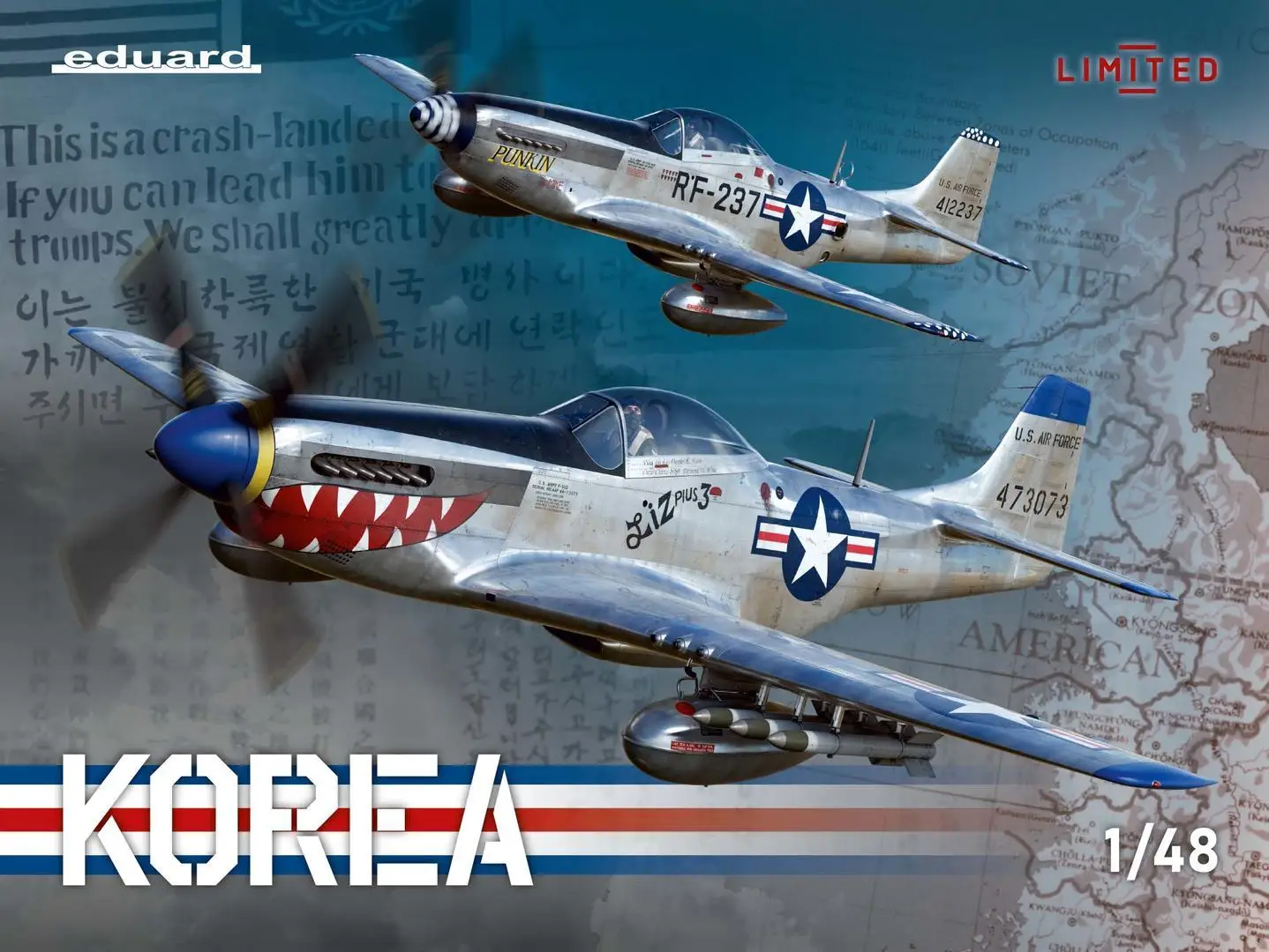 

Eduard EDU11161 1/48 Korea F-51D/RF-51D Dual Combo Limited Edition