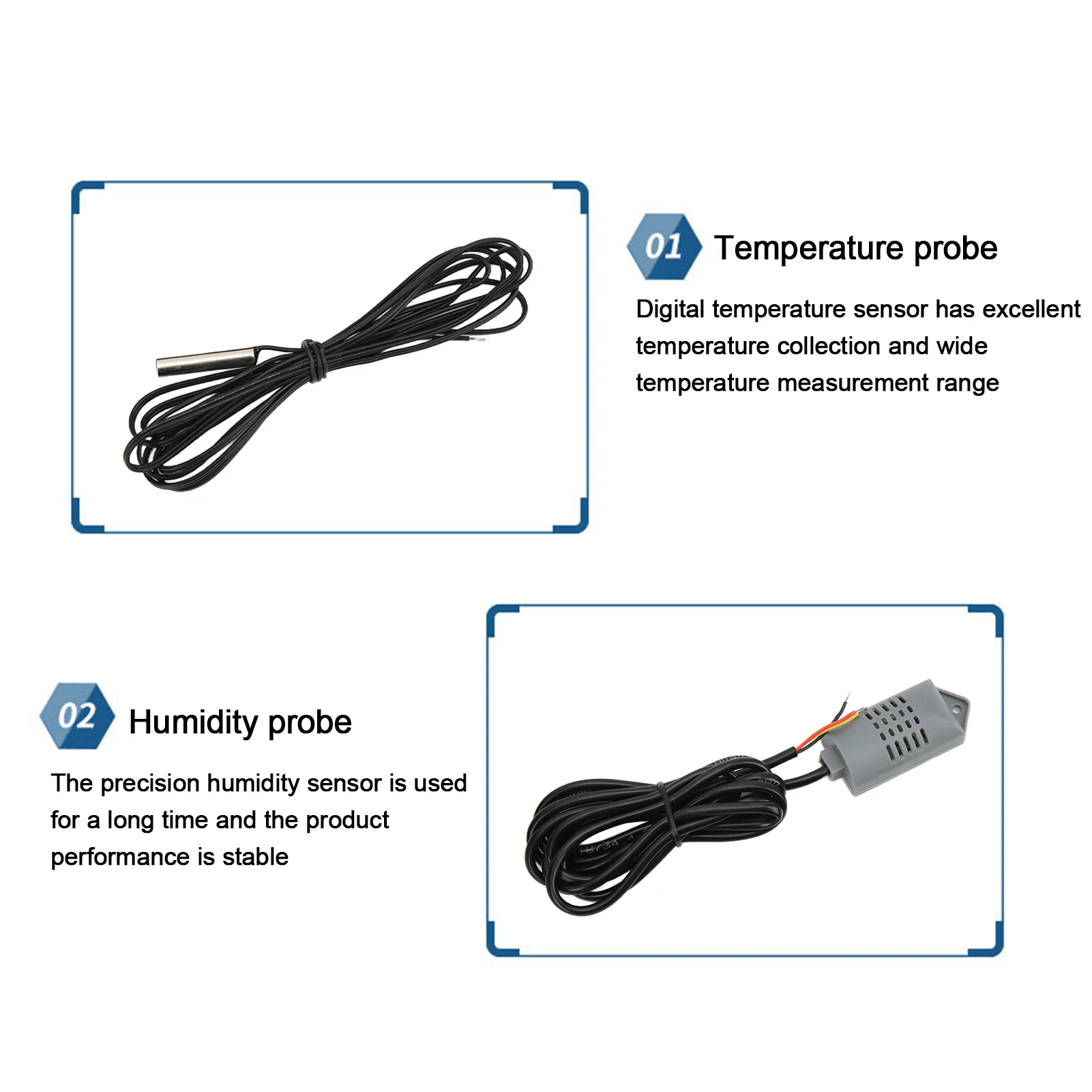 Egg Incubator Egg Hatching Incubator Power Off Memory Egg Incubator Machine with Temperature Humidity Sensor Probe for Chicken