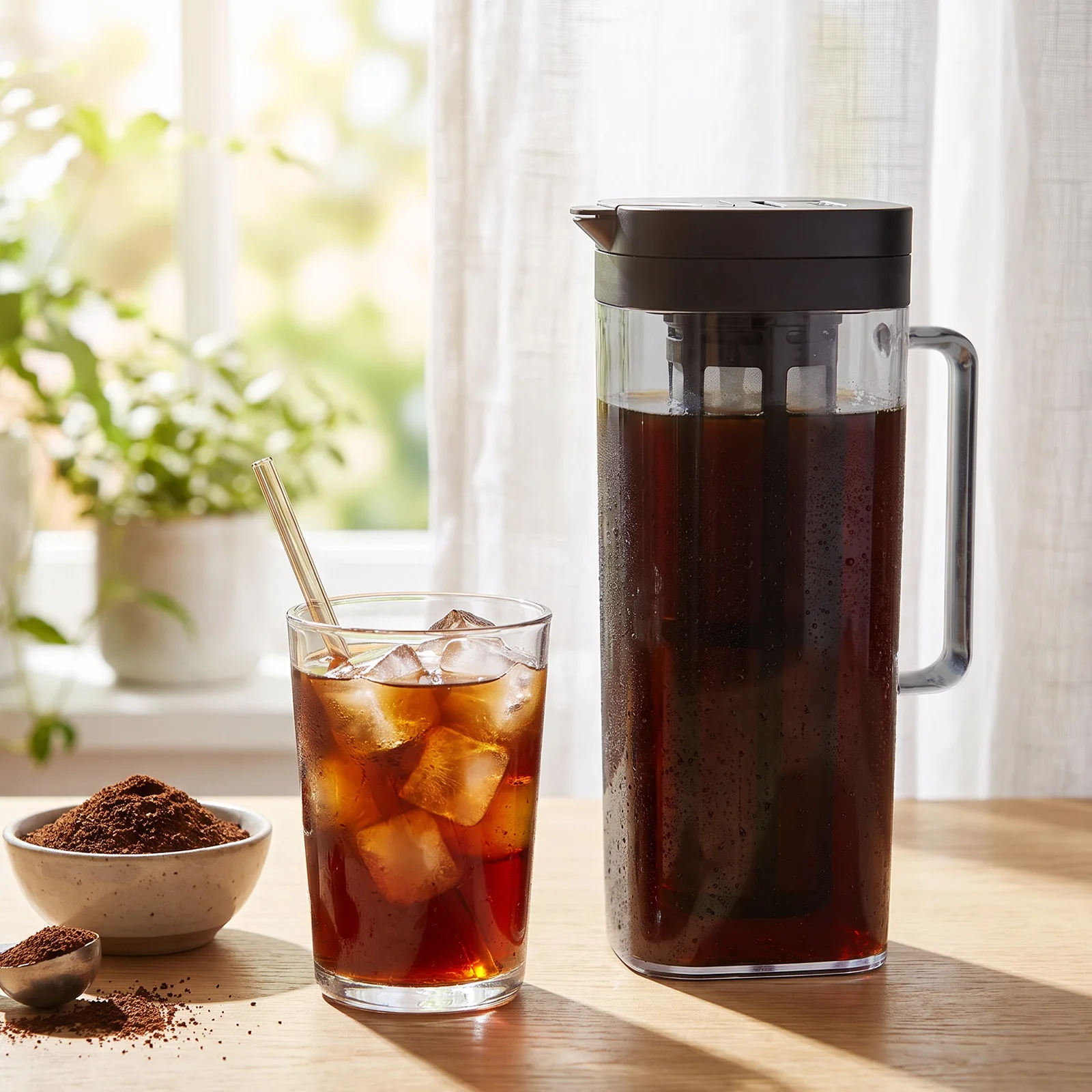Cold Brew Bottle - Carafe à café froid 2L, hermétique