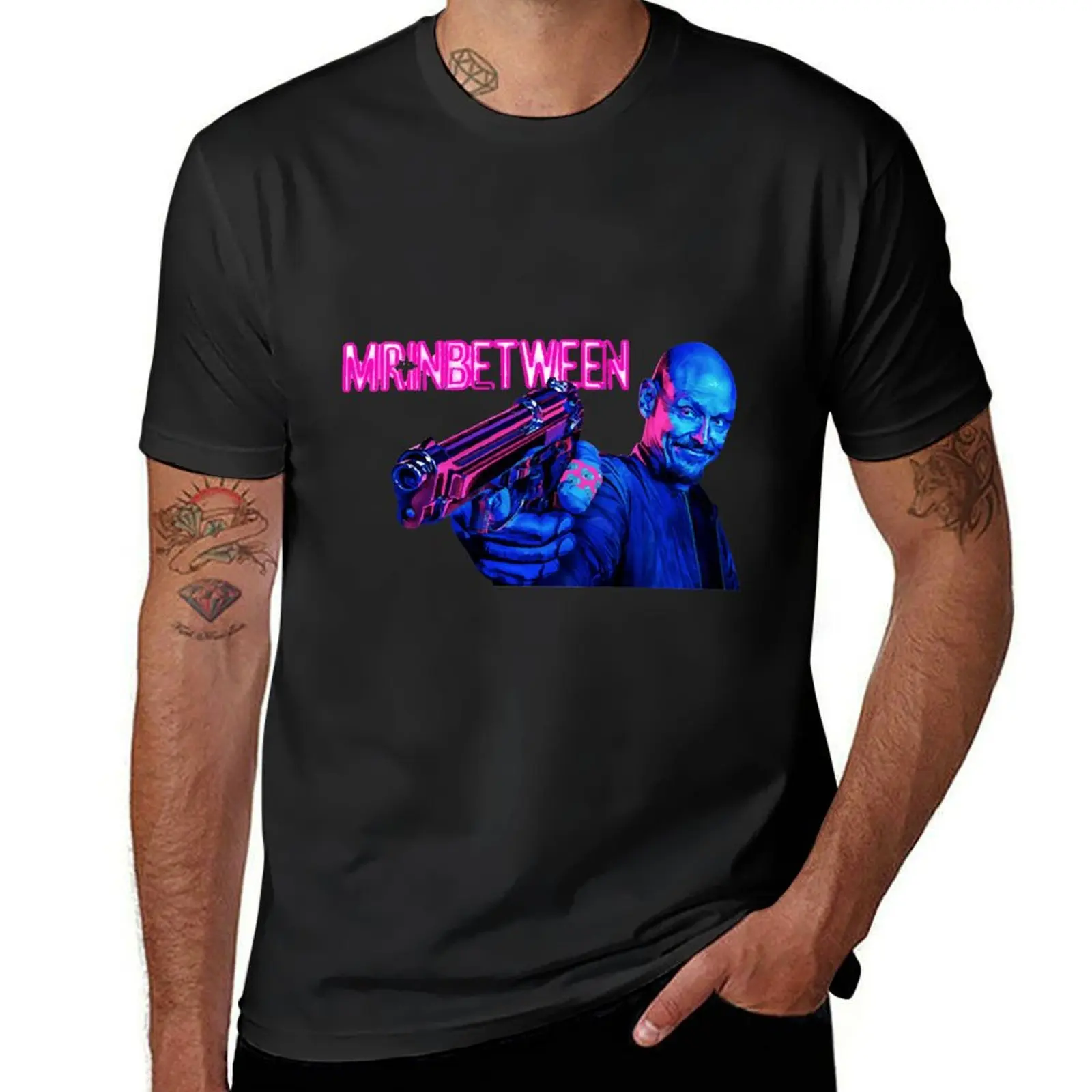 Mr. Inbetween pink ver T-Shirt summer top plus size tops customizeds blacks black t-shirts for men