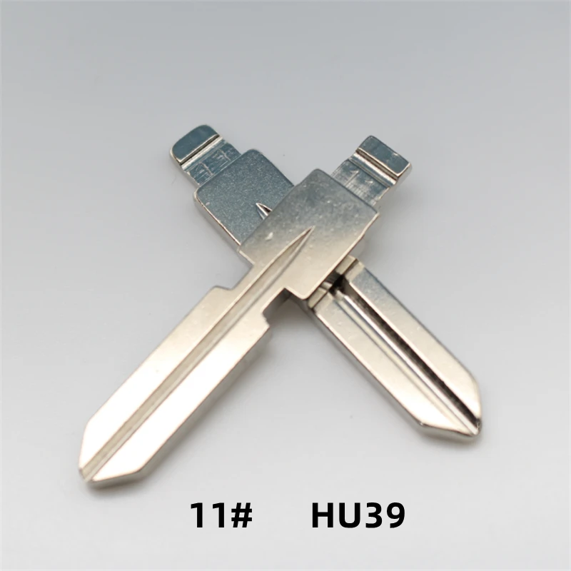 30Pcs 11# HU39 Metal Blank Uncut Remote Key Blade For Benz For Keydiy KD Xhorse VVDI JMD