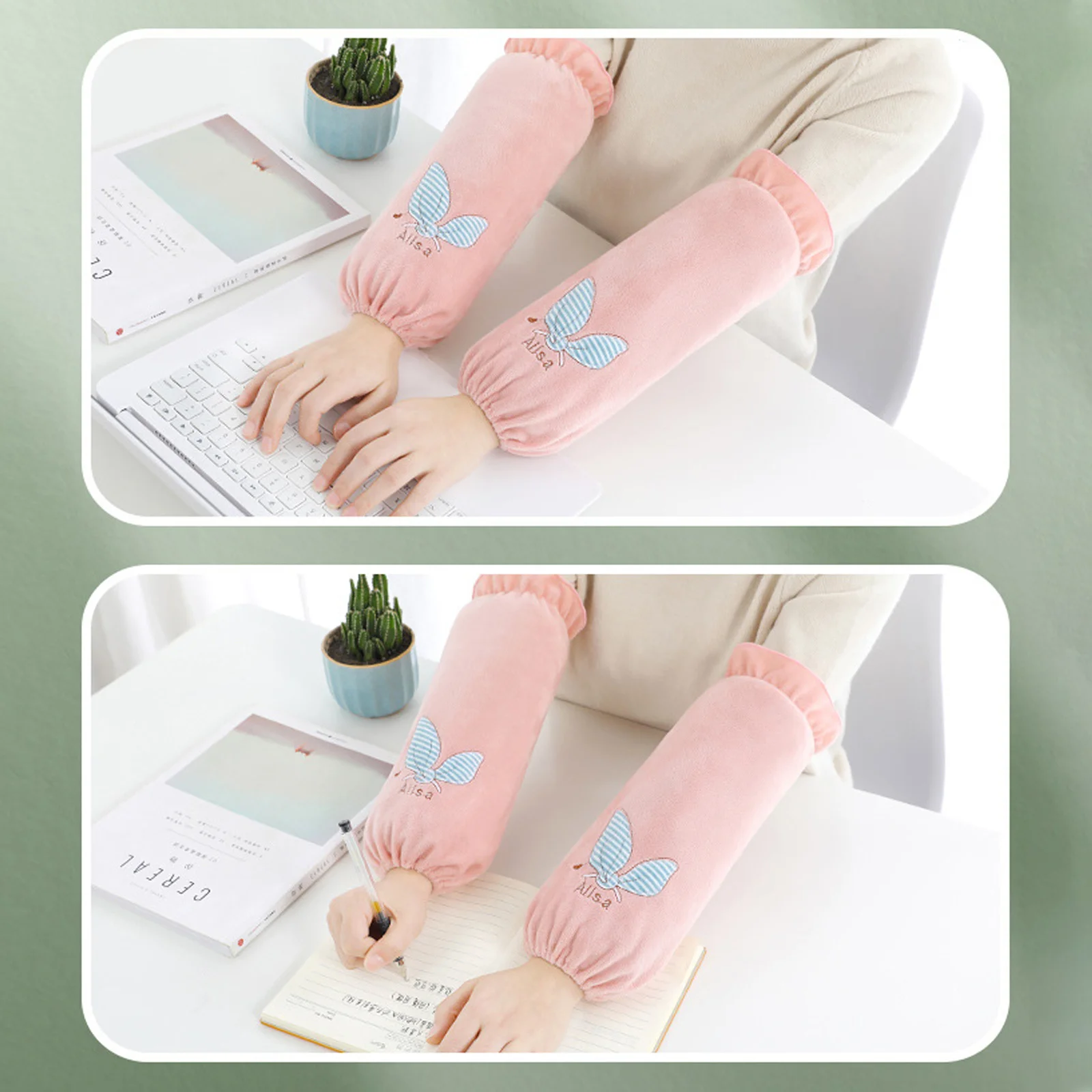 

Oversleeves Arm Covers Reusable Oilproof Kitchen Cleaning Protector For Factory Hairdressing Catering Household Warm