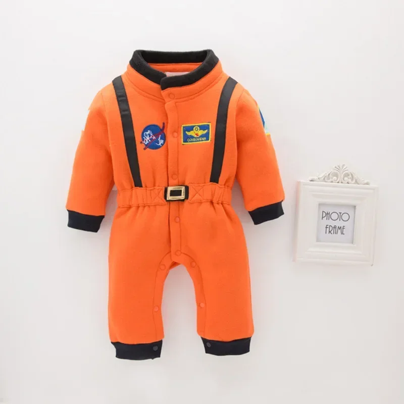 

Toddler Boys Astronaut Costume Halloween Space Suit Role Play Game for Kids Girls Teens Toddlers Astronaut Jumpsuit Cosplay