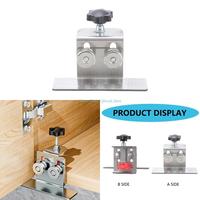 E74E High Precise Cabinet Door Positioning Jig for Woodworking Mounting Support Clamp