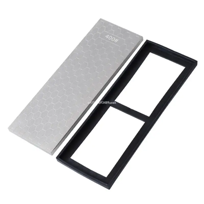 2 in 1 Sharpening Stone 400/1000 Grit Waterstones Cutter Sharpener Rubber Stone