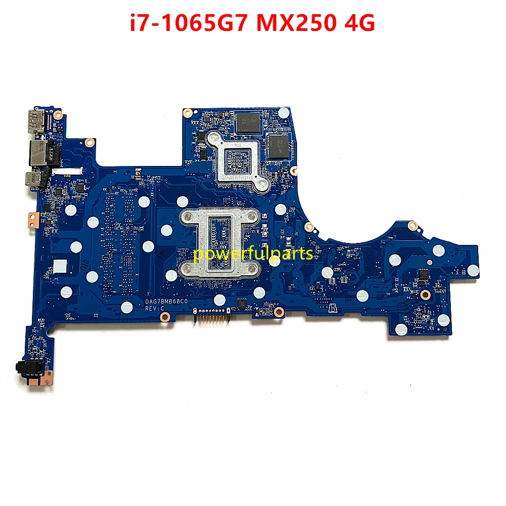 Imagem -02 - Laptop Motherboard para hp Pavilion 15-cs Dag7bmb68c0 I71065g7 Cpu Mx250 4g L67285601 Trabalhando Bem