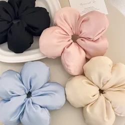 Very large hair accessories scrunchies korean elastic band for women girl kawaii flowers fascinator Headdress big fairy fashion