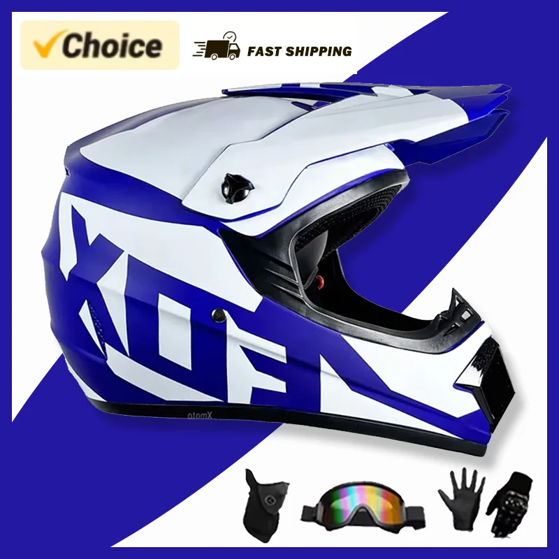 

Kids' Multi-Sport Safety Helmet - DOT Certified for Dirt Bikes, DH Mountain Cycling, ATV & Kart Racing
