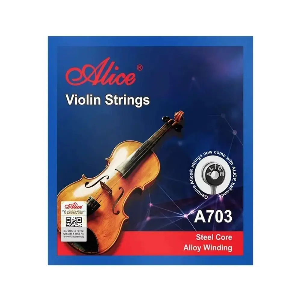 1 Pc A703 Violin Strings 4/4 3/4 1/2 1/4 1/8 E A D G Strings Replacement Universal Violin Accessories For Music School Students