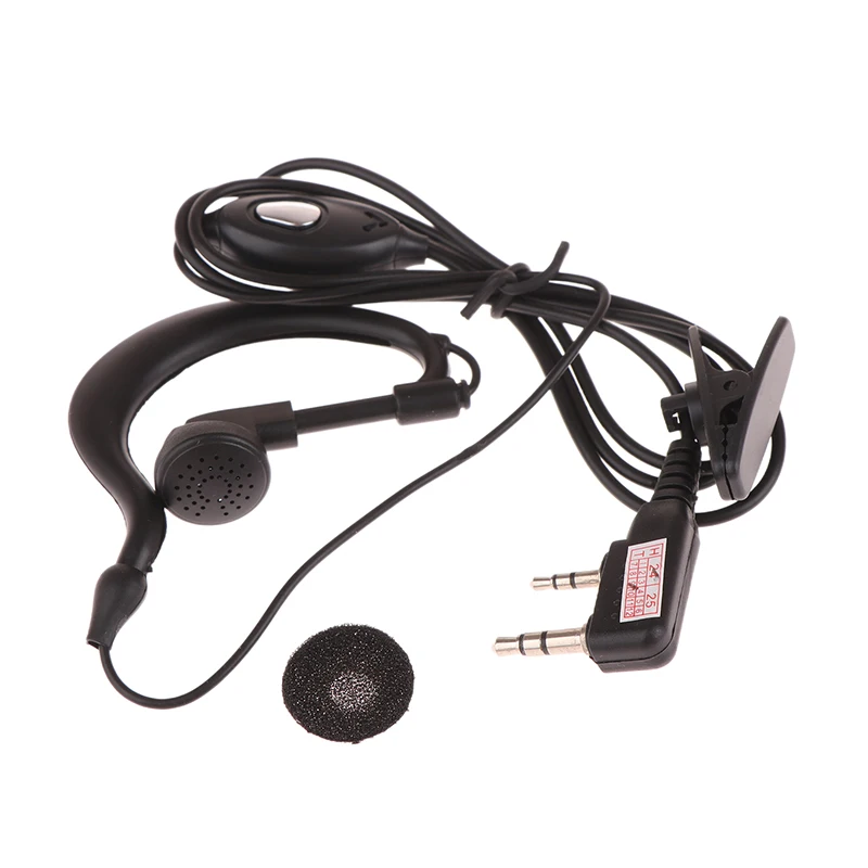 For Baofeng BF-888S UV5R Walkie-Talkie 992 Earwear 2 Pin K Type Walkie Talkie Headset Earphone Wired Two Way Ham Radio Earpiece