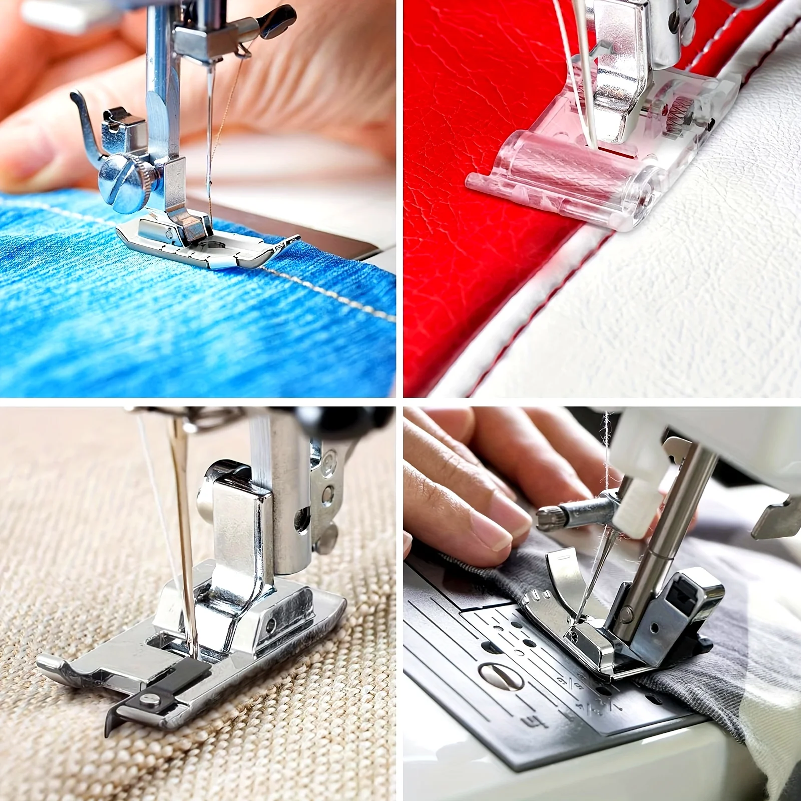 Box Of 11pcs Presser Feet Sewing Machine Parts Presser Feet Suitable For Brother Singer Janome Babylock view 2