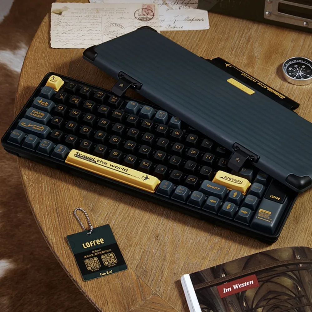 Lofree Wireless Mechanical Keyboard 84 Key USB Bluetooth Dual Mode Brown Tactile Switch for Mac IPad Gaming Office Travel