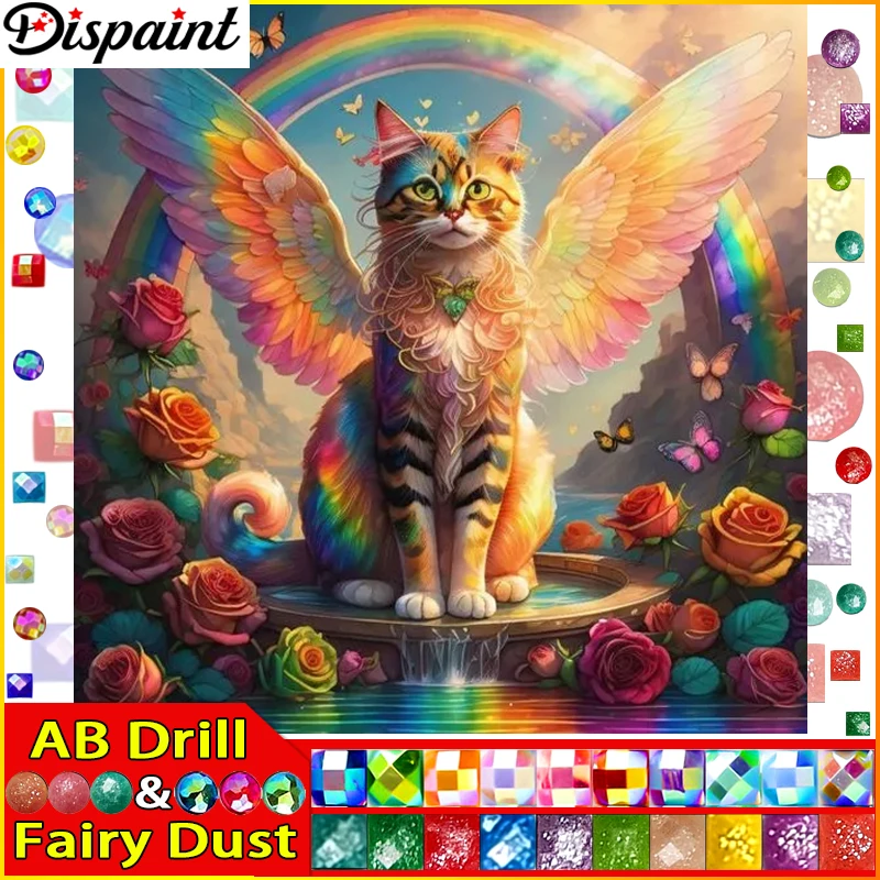 Dispaint Fairy Dust AB Diamond Painting Full Square/Round Diamond