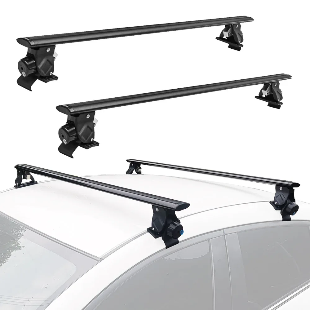 

Universal Roof Rack Crossbar Aluminum Alloy Roof Rack 120cm/130cm Car Roof Rack For cars/vehicles without luggage racks
