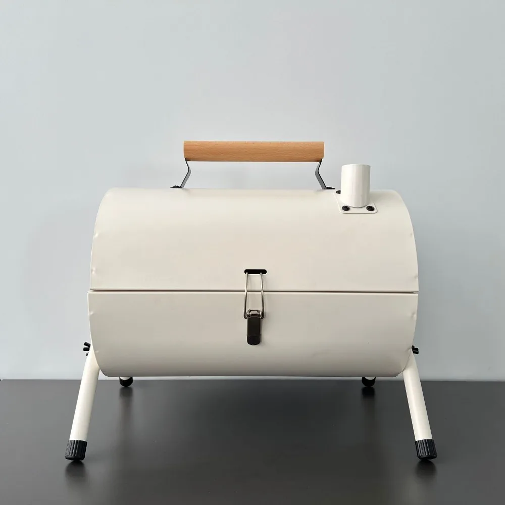 Dual Purpose Frying and Grilling Barbecue Grill Portable Smokeless Home Camping Outdoor Stove Roaster Rack Hearth Lightweight
