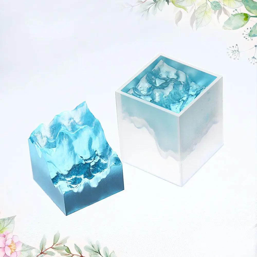 Snow Mountain Broken Mountain Ocean Micro Landscape Crystal Epoxy DIY Silicone Mould