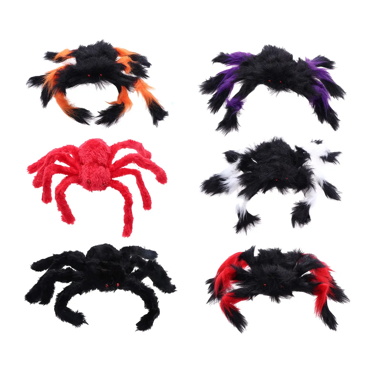 6-pcs-halloween-colorful-realistic-spiders-decorations-party-prank-birthday-pranks