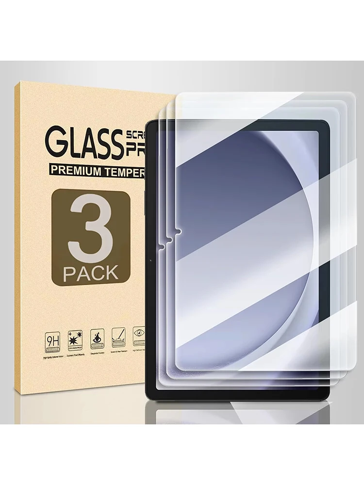 3 szt. Folii Ochronnych Szkło Hartowane Do Tabletu Samsung Galaxy Tab A9 Plus A8 X200 Folia Ochronna S6 Lite P610 S7 S8 S9 FE Plus 11 cali 8,7 cala — zdjęcie produktu 7