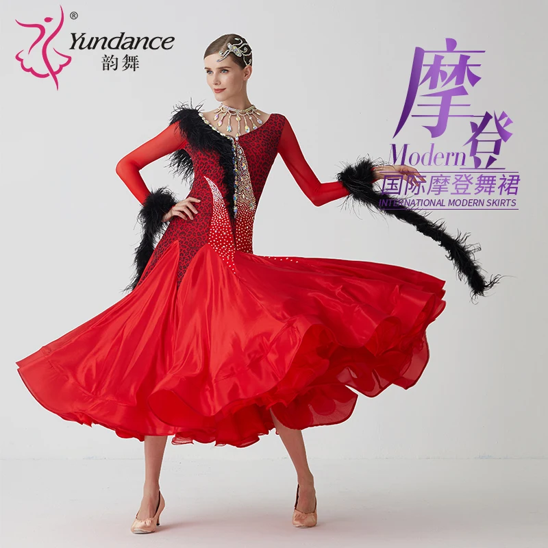 

B-21179 Custom New International Standard Ballroom Dance Dress High Quality Ballroom Dance Dresses for Sale