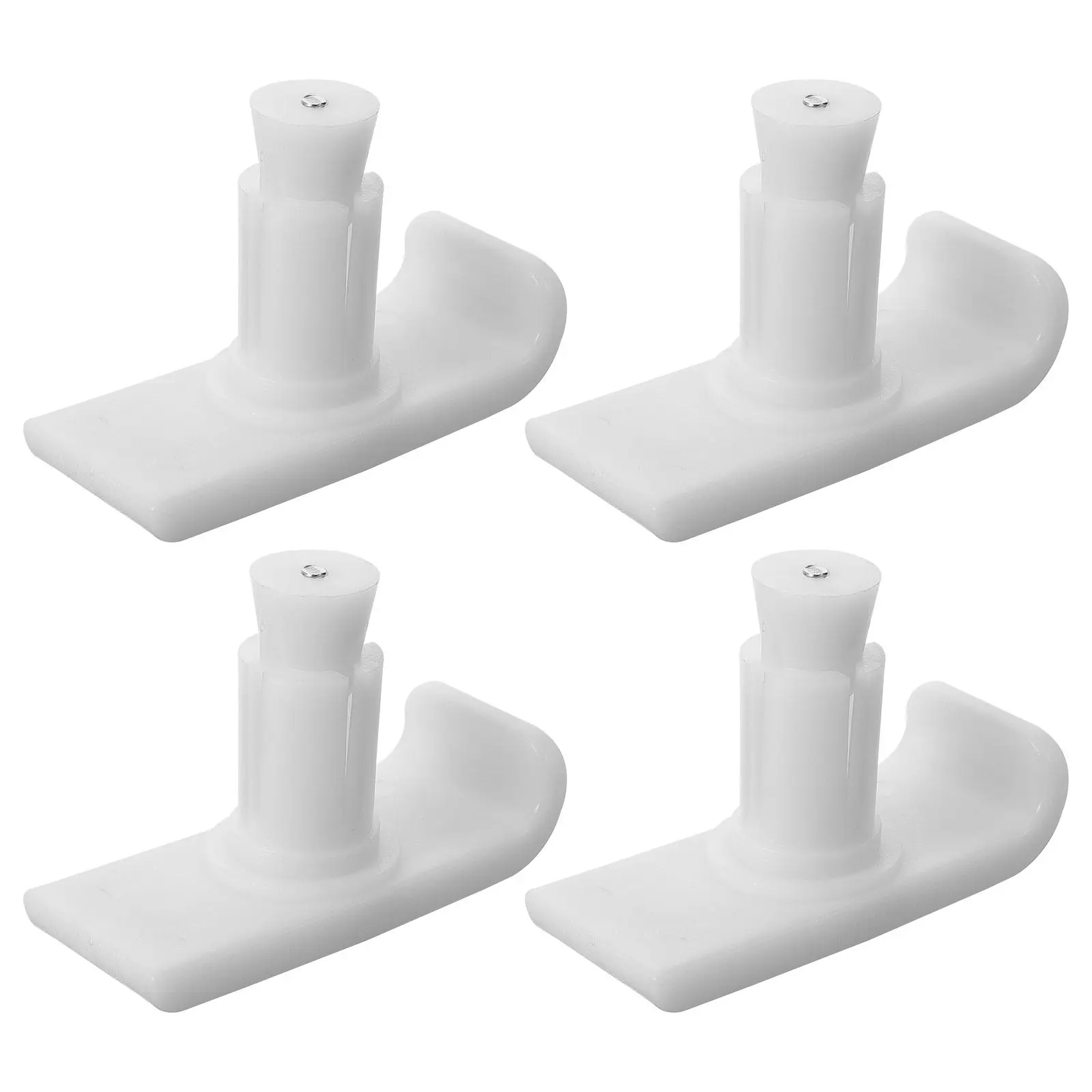 4Pcs Walker Ski Glides Replacement Feet Cushions Elderly Walker Non-Slip Gliders for Folding Walkers Hiking Trekking Poles