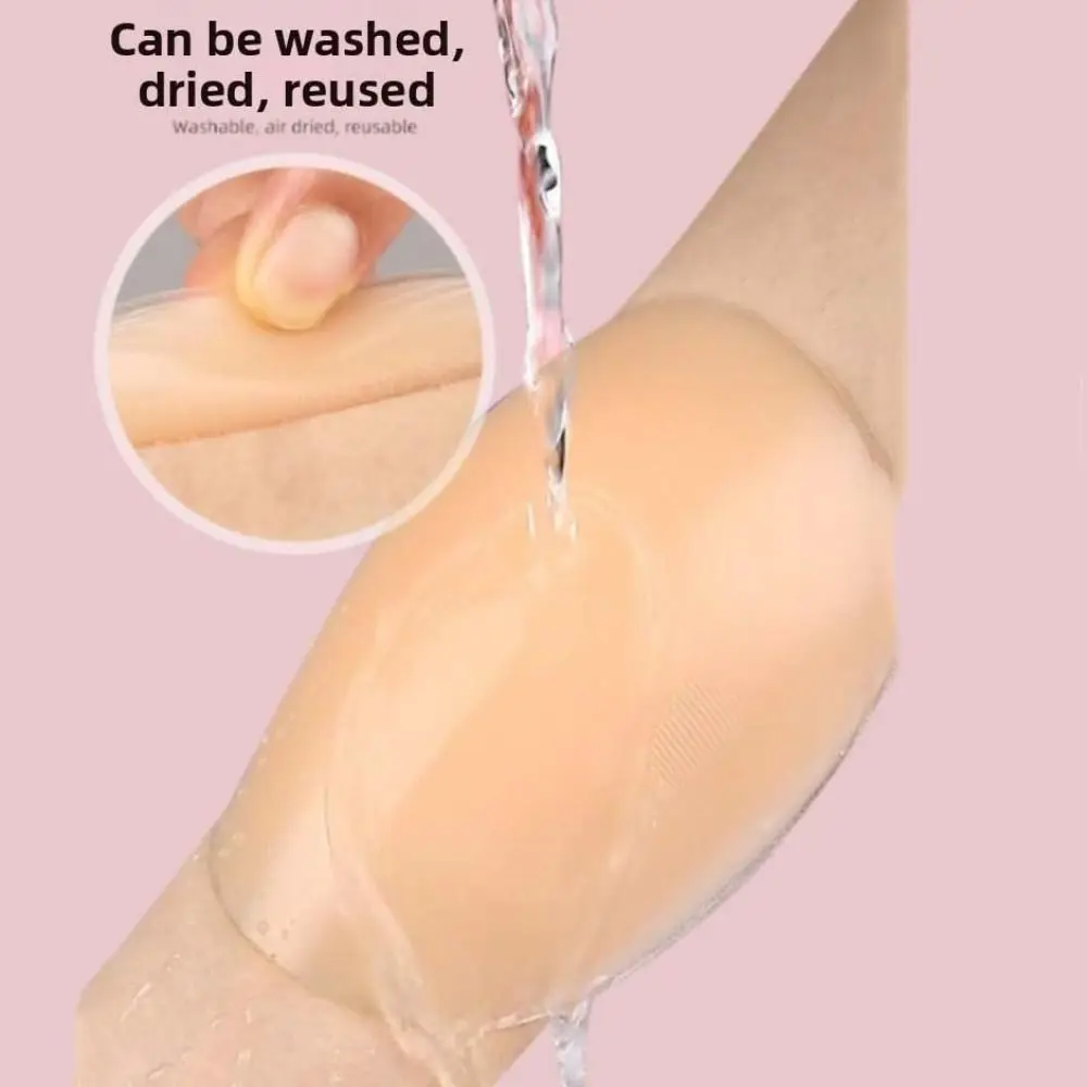 Non Slip With Buckle Silicone Chest Pads Strapless Breast Bra Silicone Bra Pads Lift Up Push Up Inserts Chest Cups Summer