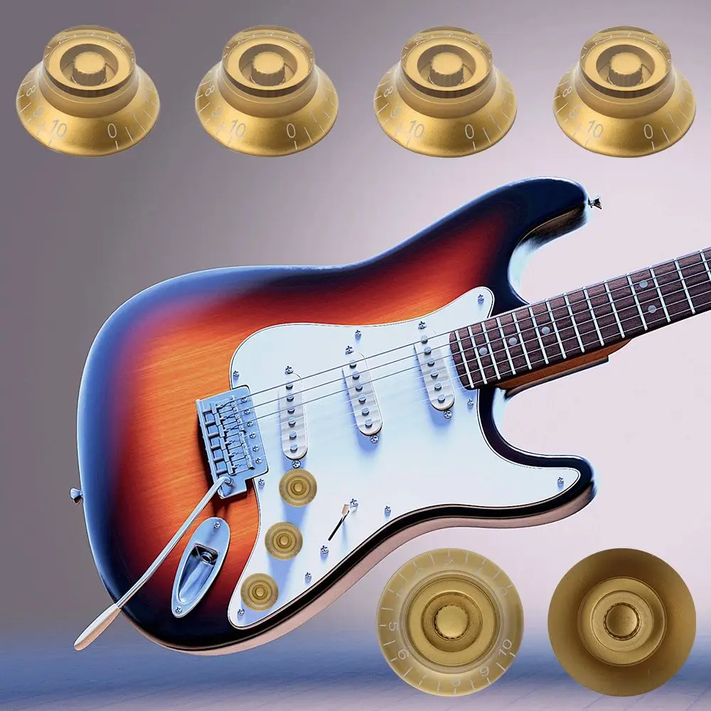 

Guitar Accessories Electric Guitar Speed Control Bass Tuning Switch Hat Shape Knob Tone Volume Knobs For Les Paul LP