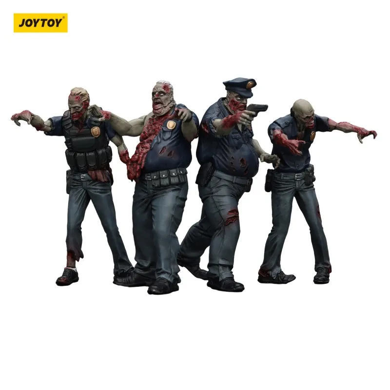 JOYTOY Dark Source Zombie Figure Police Male series 1: 25 action soldier model hand doll Collect figurines toy Gift Pre-sale