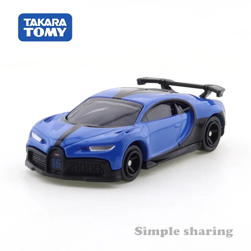 TAKARA TOMY Tomica Ornaments No.37 Bugatti Chiron Pure Sport Diecast Automotive Model Ornaments Cas Toys Gift Decorations