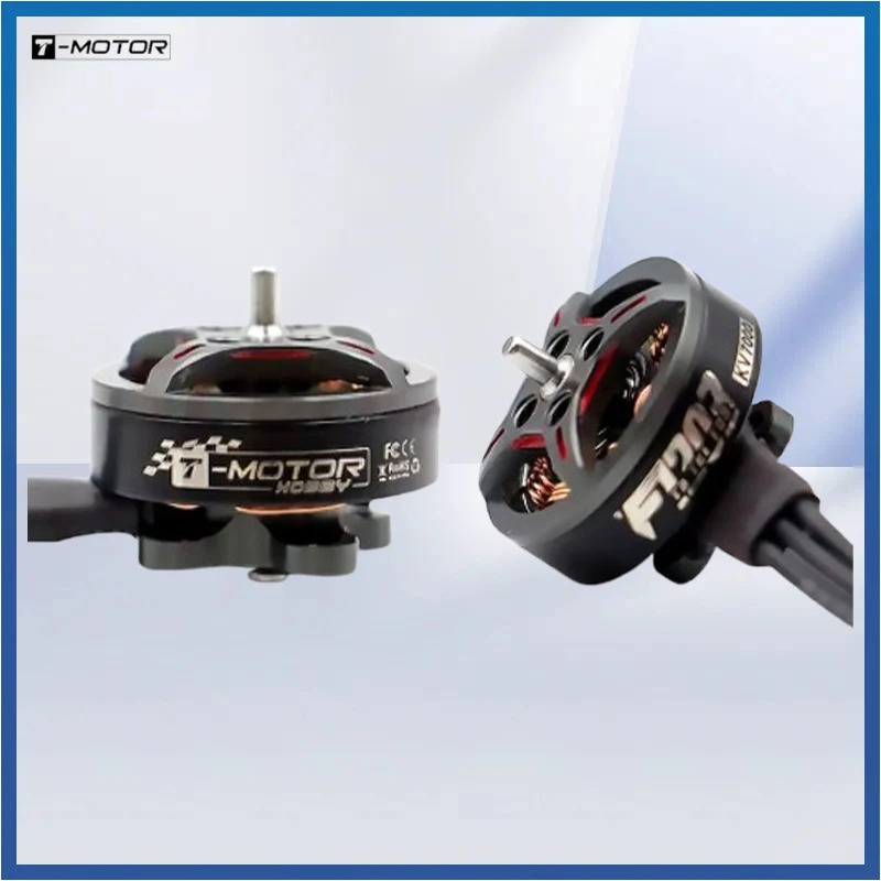 

T-Motor F1203 7000kv 2-3S Lipo Ultra Light Brushless Motor 1.5mm Shaft, Suitable for RC FPV 2/2.5/3-inch Free Travel Speed Drone