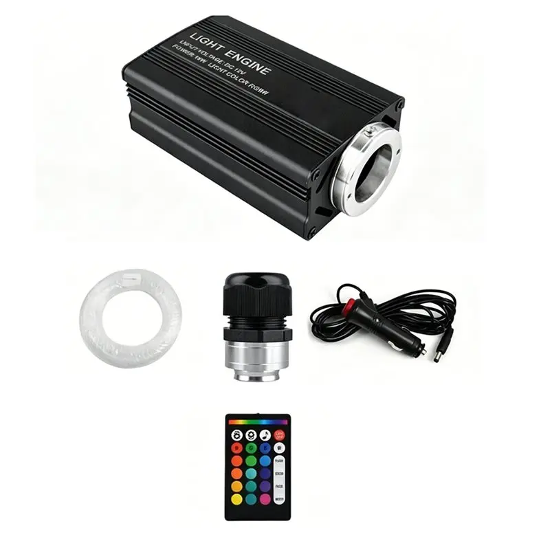 Ingenious-Car Starry Sky Light Auto Fiber Optic Lights Atmosphere Lamp Music Control Ceiling Lights RGB Car Styling DIY 500Pcsx3