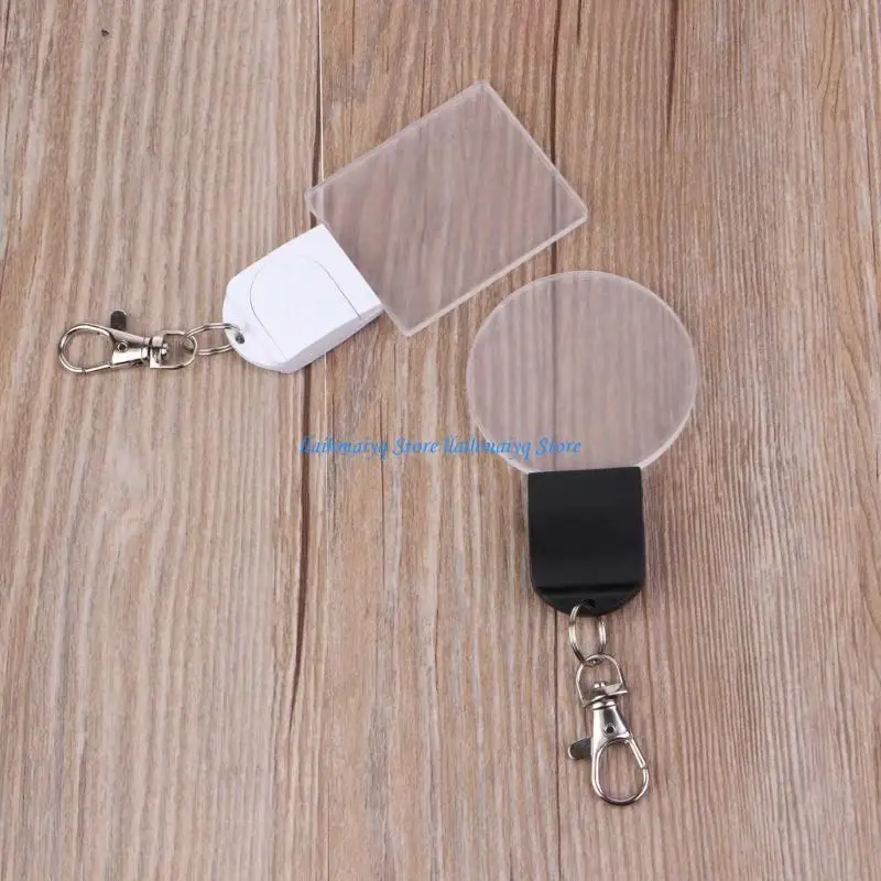 573B Mini Portable Keychain Lights Portable Rechargeable Acrylic Keychain Flashlights
