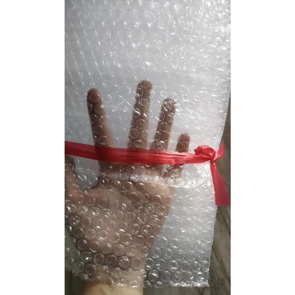 50pcs 17x25cm Plastic Wrap Envelope White Bubble Packing Bags PE Clear Shockproof Packaging Bag Double Film Bubble Bag