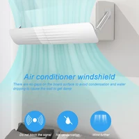 Déflecteur de climatiseur réglable Télescopique Ten-d'œuvre Déflecteur d'air de confinement pour la maison 4