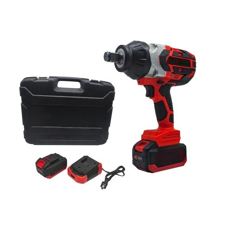 Brushless lithium-ion battery rechargeable electric impact wrench, socket wrench