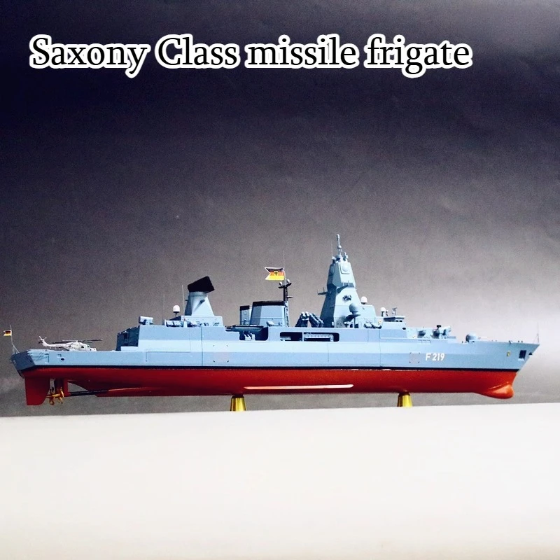 

Saxony Class Guided Missile Frigate Static Finished Model Plastic Warship Model Ship Gift High-end Ornaments Home Decoration