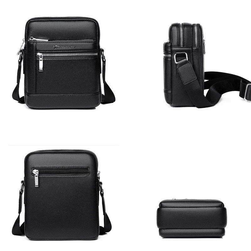 Men's Large Capacity Shoulder Bag Fashion Trendy Pack Casual Small Bags Multi-layer Crossbody