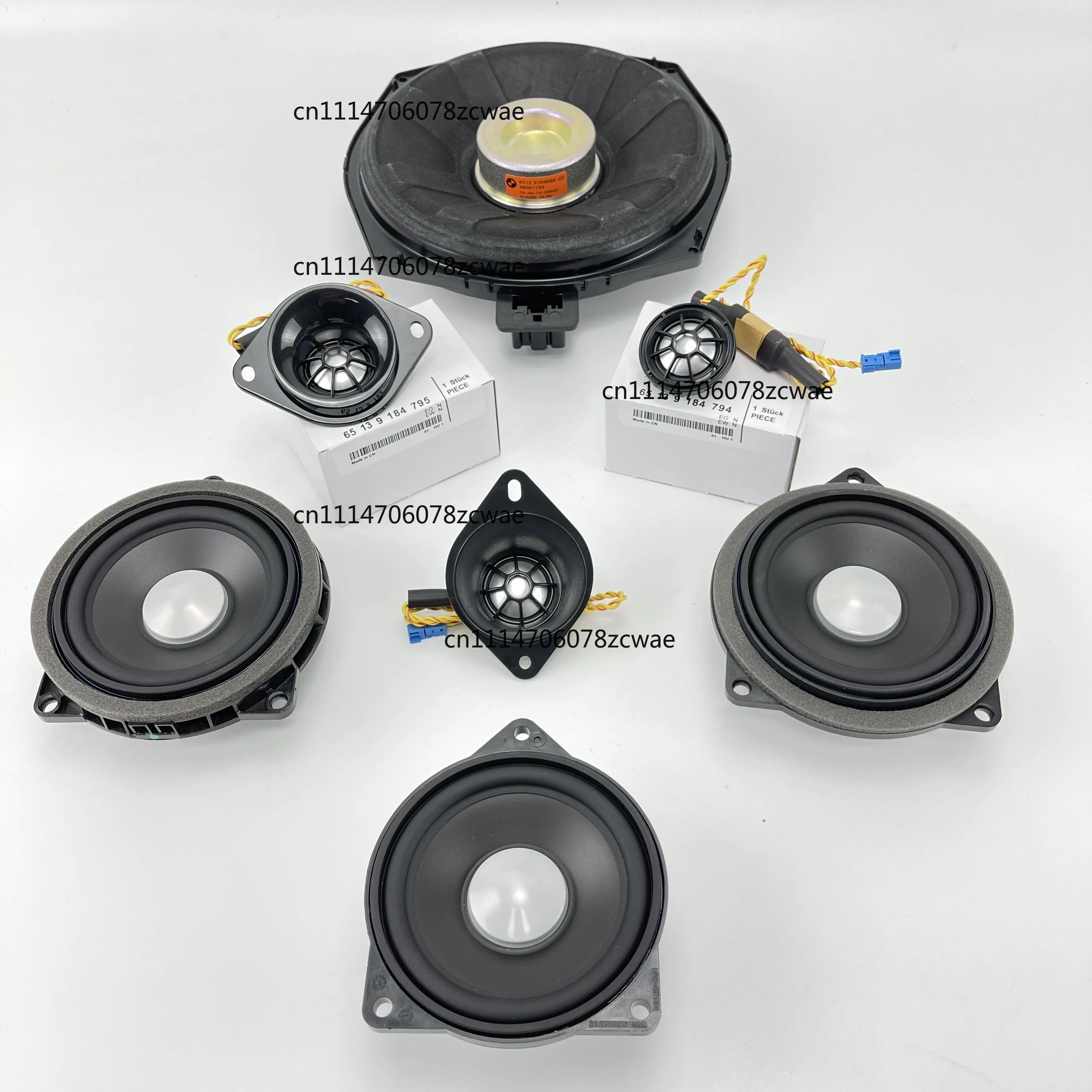 Car Audio System Speaker Set for BMW 3 5 Series G30 F30 F10 F20 E90 Tweeter Midrange Center Subwoofer Auto Accessories