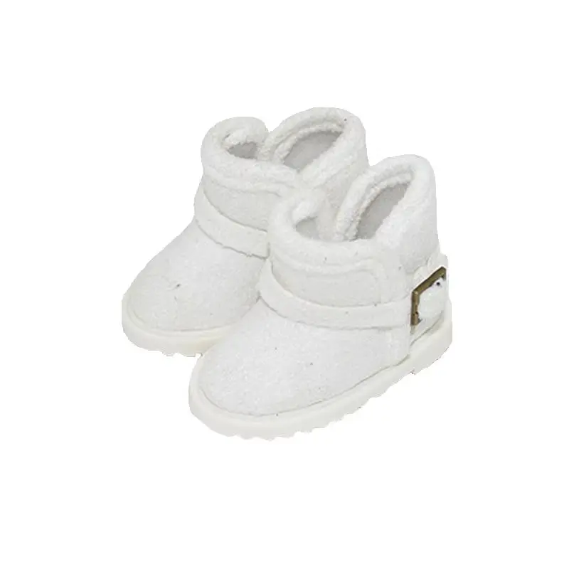 5.6cm*2.6cm Mini Toys Doll Shoes Fashion Snow Boots for 1/6 BJD YOSD Doll Gift