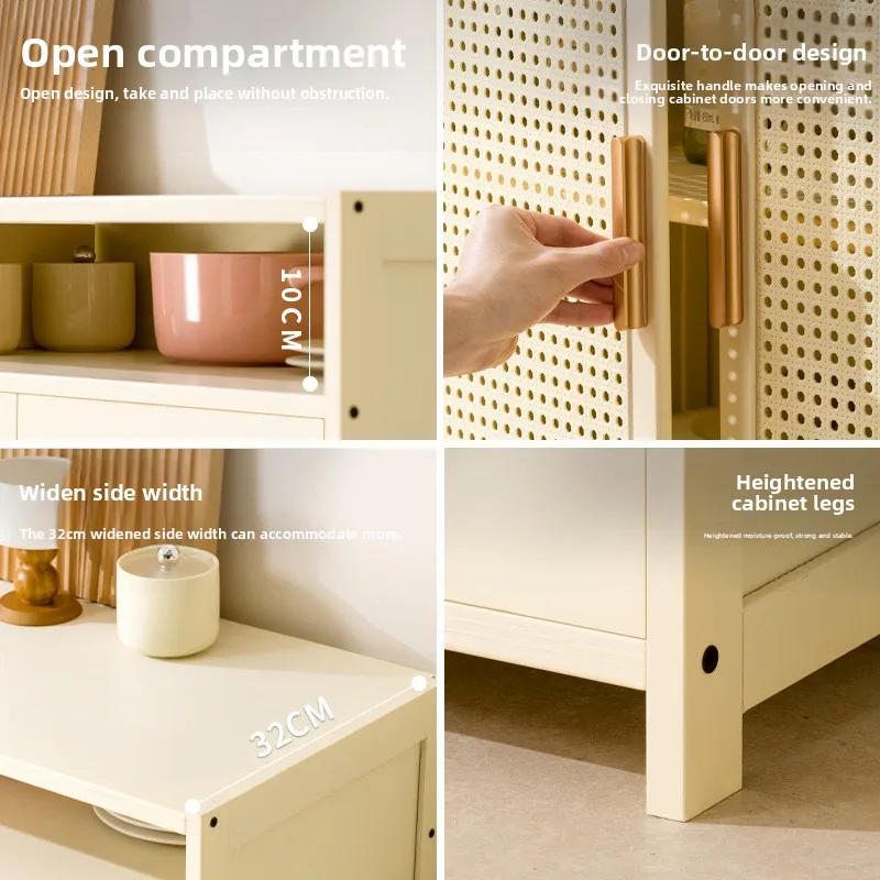 خزانة جانبية، خزانة شاي، غرفة معيشة على الحائط، تخزين خزانة، خزانة منخفضة، رف مطبخ #4