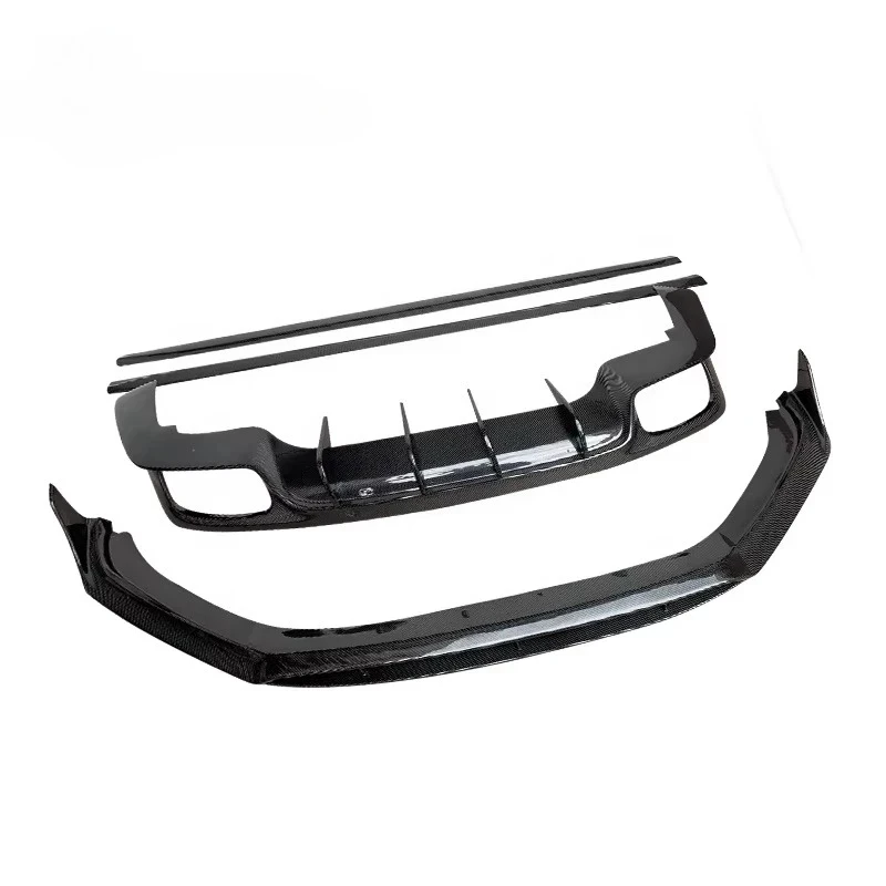 

Carbon Fiber Body Kit, Front Lip Side Skirt Rear Lip Bumper for 971