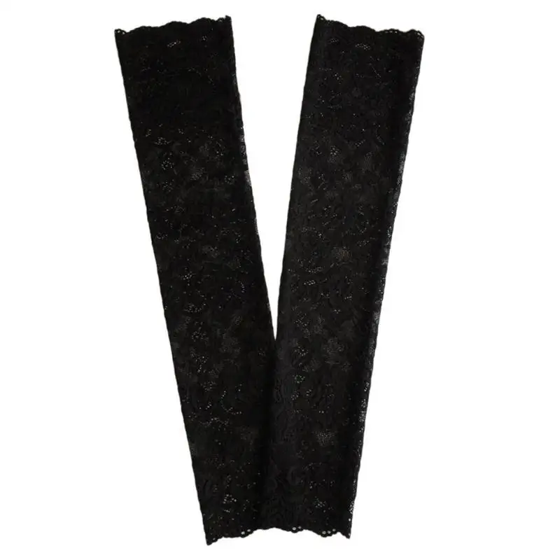 

652F Woman Elastic Arm Cover Sunproof Sleeve Dreamlike Lace Sleeve Wedding Arm Sleeve