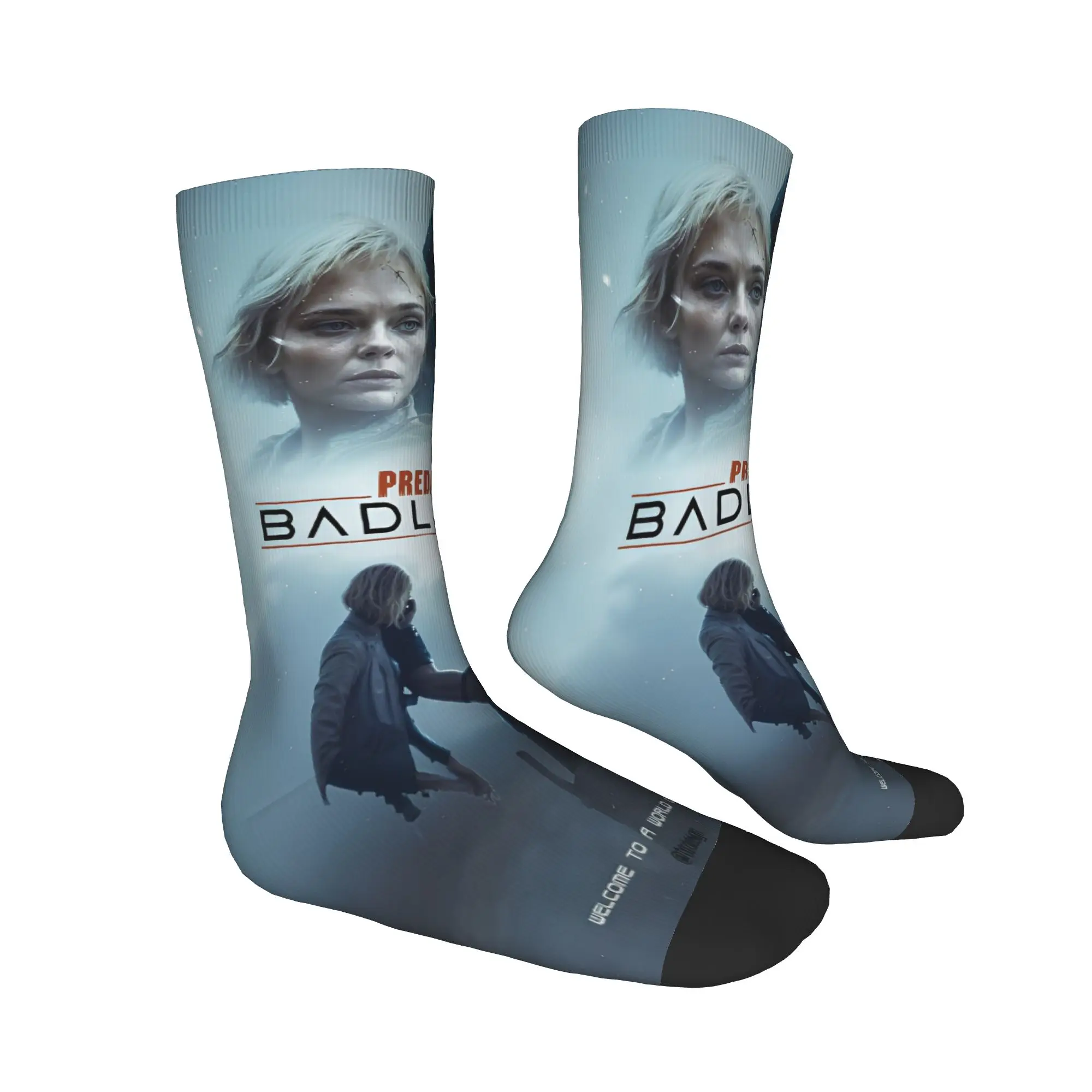 المفترس: إكسسوارات جوارب Badlands للرجال والنساء، جوارب أنبوبية متوسطة، هدايا رائعة ودافئة #4